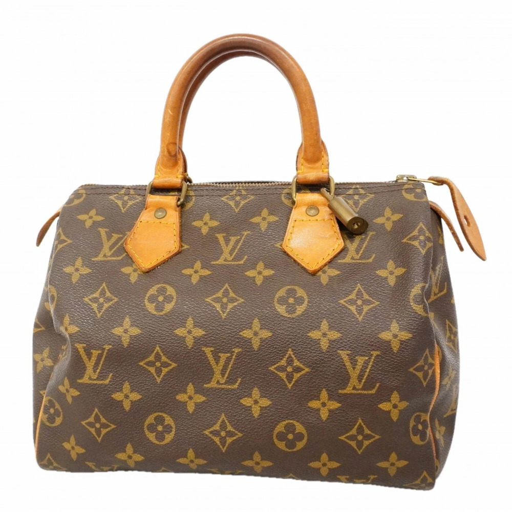 LOUIS VUITTON Brown Monogram Speedy 25 Bag